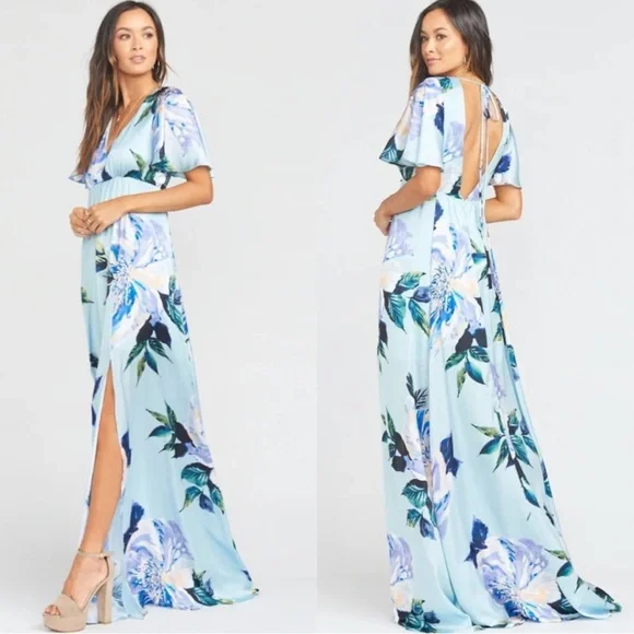 chinese dress ladies Faye Strapless Maxi Dress - Gold